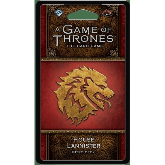 A Game of Thrones: The Card Game (Second Edition) – House Lannister Intro Deck ($10.99) - Game of Thrones 2nd Edition