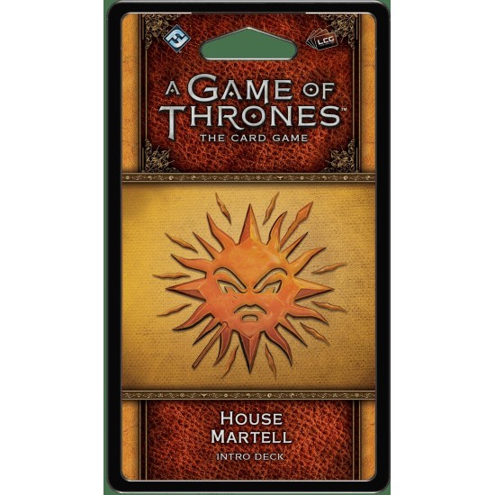 A Game of Thrones: The Card Game (Second Edition) – House Martell Intro Deck ($10.99) - Game of Thrones 2nd Edition