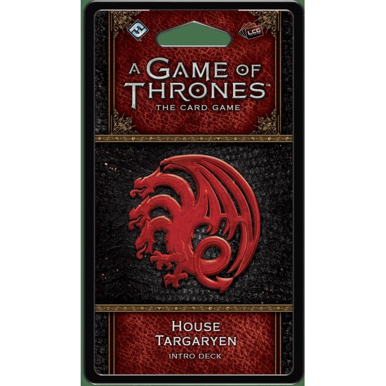 A Game of Thrones: The Card Game (Second Edition) – House Targaryen Intro Deck ($18.99) - Game of Thrones 2nd Edition