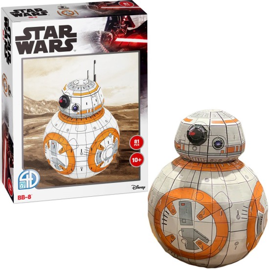 3D Puzzle: Star Wars: Bb8 (Medium Size) ($41.99) - Puzzles