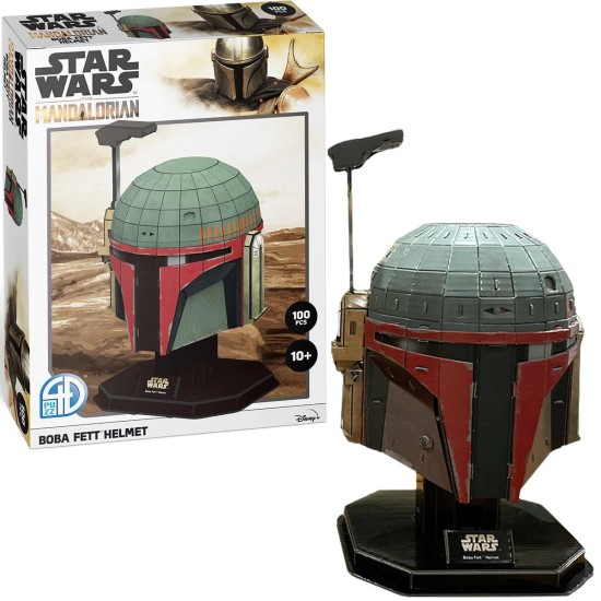 3D Puzzle: Star Wars: Boba Fett Helmet Style #1 (Medium Size) ($41.99) - Puzzles