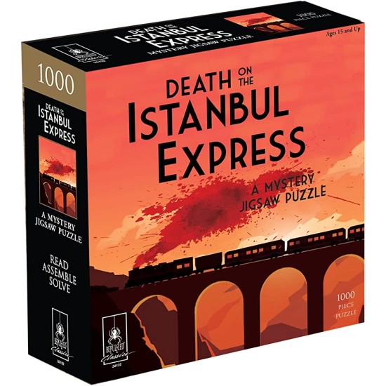 Classic Mystery Jigsaw Puzzle: Death On The Orient Express ($21.99) - Puzzles