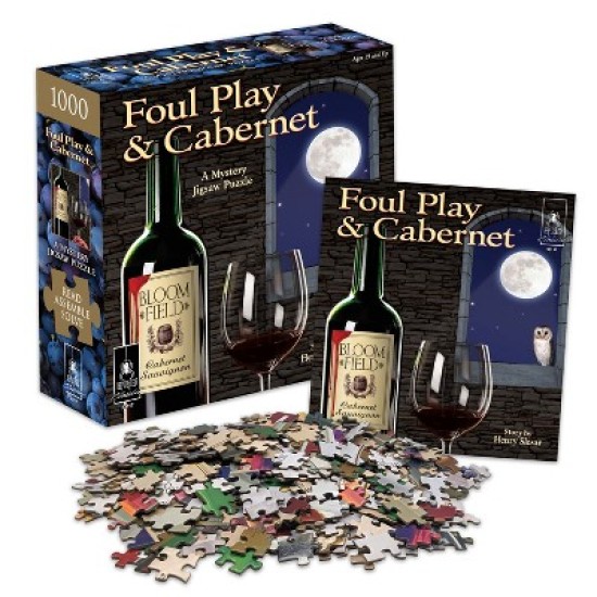 Classic Mystery Jigsaw Puzzle: Foul Play & Cabernet ($21.99) - Puzzles