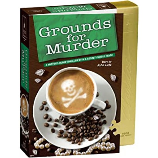 Classic Mystery Jigsaw Puzzle: Grounds For Murder ($21.99) - Puzzles