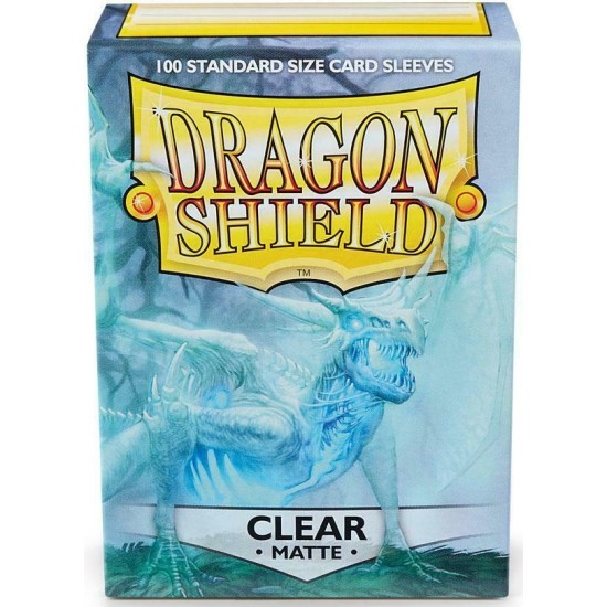 Dragon Shield Sleeves Matte Clear 100CT ($11.99) - Sleeves