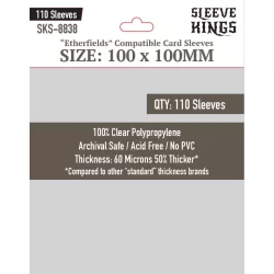 Etherfields Compatible Sleeves (100x100mm) - 110 Pack, SKS-8838