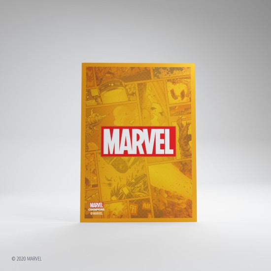 Marvel Champions Marvel Logo ORANGE (50) ($7.99) - Sleeves