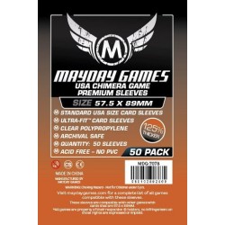 MayDay Premium USA Chimera Sleeves 57.5mm X 89mm 50ct