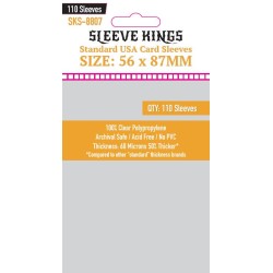 Sleeve Kings Standard USA Card Sleeves (56x87mm) - 110 Pack, SKS-8807