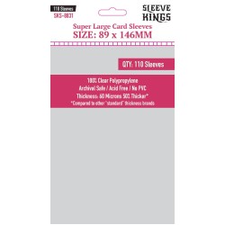 Sleeve Kings Super Large Card Sleeves (89x146mm) - 110 Pack, -SKS-8831