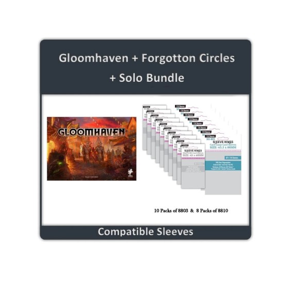 Sleeve Kings Gloomhaven and Forgotten Circles ($44.99) - Sleeves