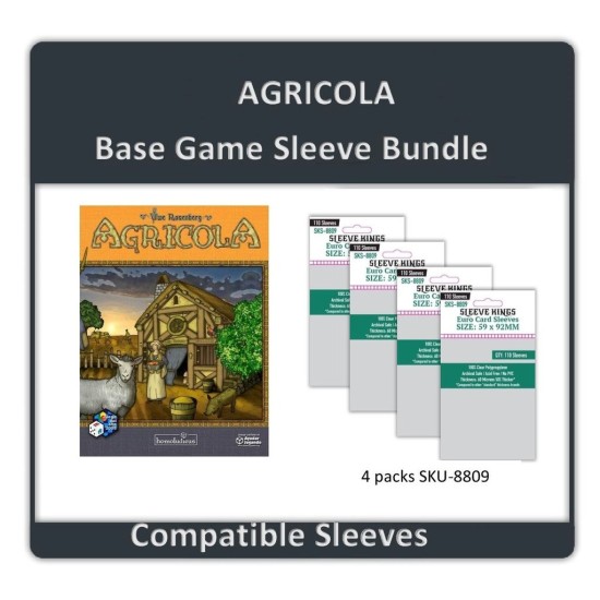 Sleeve Kings Agricola Base Game ($11.99) - Sleeves