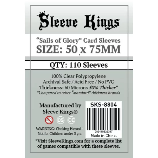 Sleeve Kings Card Game Card Sleeves 50Mm X 75Mm 110Ct Sleeve Kings Card Game Card Sleeves 50Mm X 75Mm 110Ct