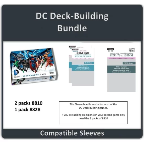 Sleeve Kings Dc Deckbuilding Games ($8.99) - Sleeves