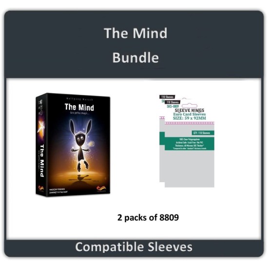 Sleeve Kings The Mind Card Game ($7.99) - Sleeves