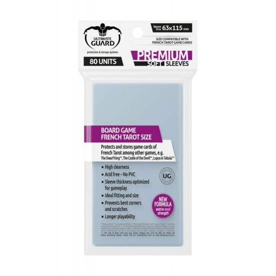 UG Sleeves Premium BG CARD Dwarf King/French Tarots (63x115mm) - 80 Pack - Sleeves UG Sleeves Premium BG CARD Dwarf King/French Tarots (63x115mm) - 80 Pack ($2.99) - Sleeves
