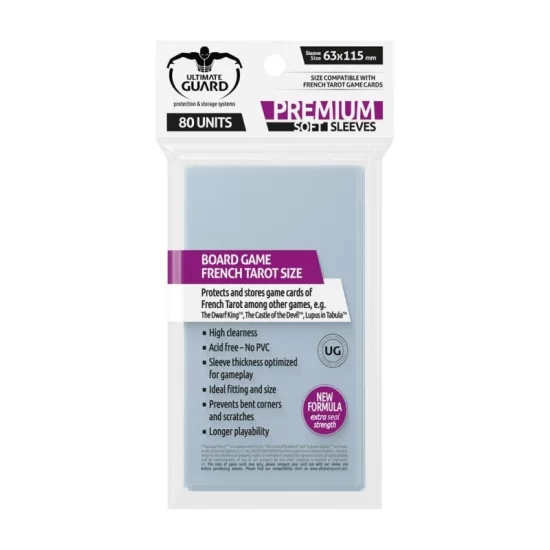 UG Sleeves Premium BG CARD Dwarf King/French Tarots (63x115mm) - 80 Pack ($2.99) - Sleeves