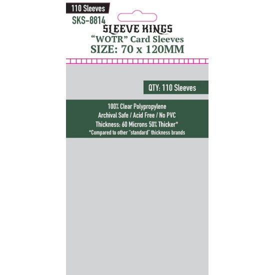 Wotr Card Sleeves (70x120mm) 110 Pack SKS-8814