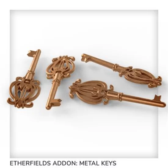 Etherfields: Metal Keys - Tokens Etherfields: Metal Keys - Tokens