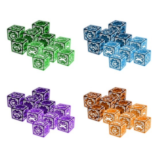 Everrain 4 Player Dice Bundle Everrain 4 Player Dice Bundle