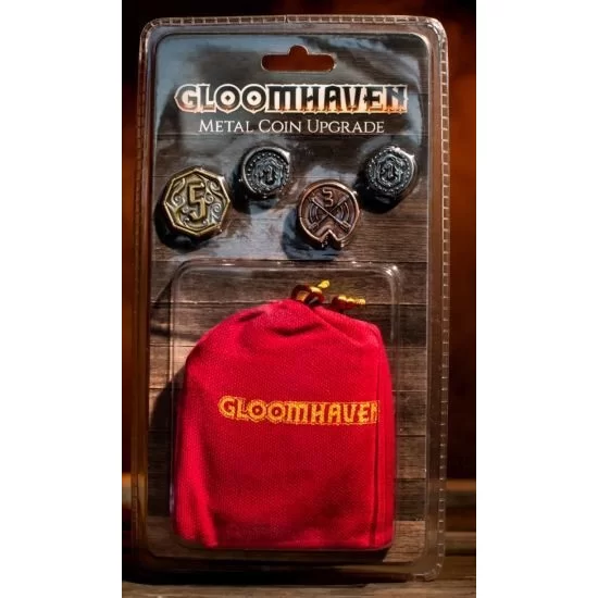 Gloomhaven Metal Coin Upgrade - Tokens Gloomhaven Metal Coin Upgrade - Tokens