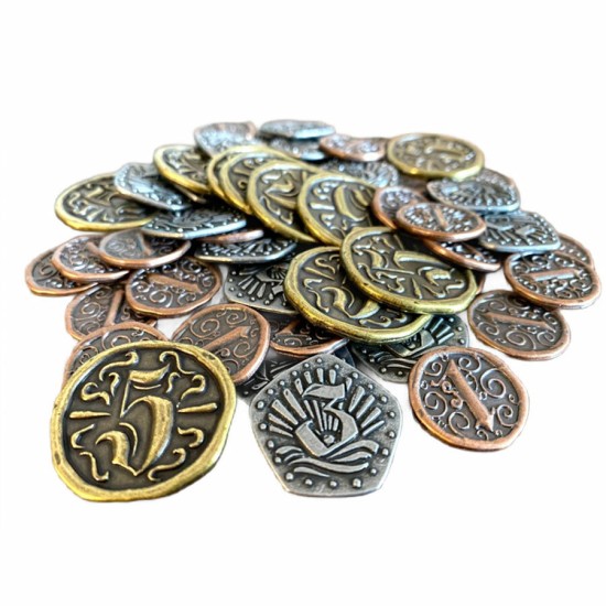 Libertalia Metal Doubloons ($27.99) - Tokens