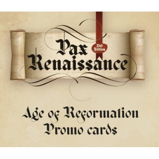 Pax Renaissance - Promo Pack 1 ($15.99) - Tokens