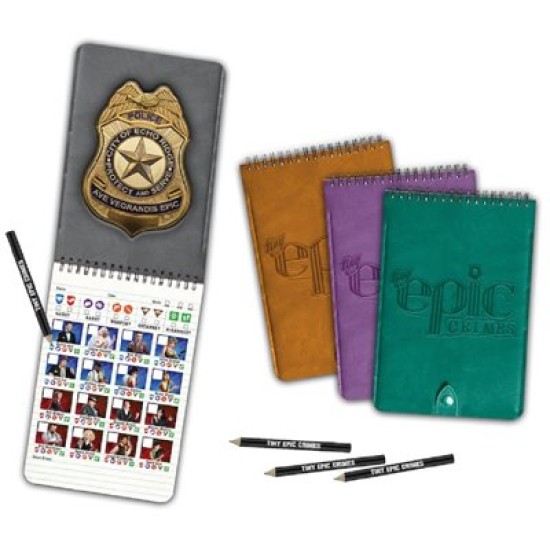 Tiny Epic Crimes: 4 Pack Detective Notebooks - Tokens