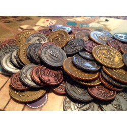 Viticulture: Metal Lira Coins