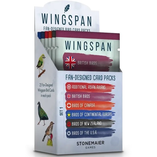 Wingspan Fan Designed Pack Set 1
