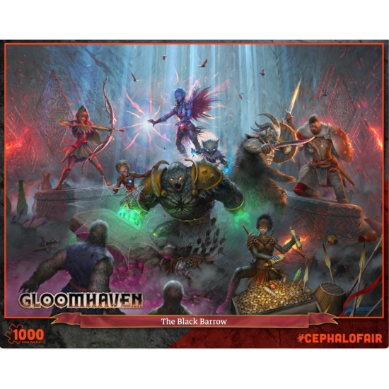 Gloomhaven Puzzle:The Black Barrow 1000PC ($19.99) - Toys