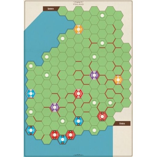 Age of Steam Deluxe Expansion: Hungary & Finland Maps ($30.99) - Board Games