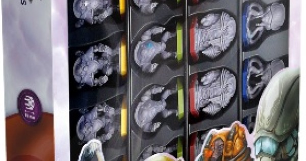 Produktbild von Brettspiel Zubehör Skellig Games Anachrony - 24 Große Figuren Fürs Brettspiel, Ersetzt Pappplättchen Exosuit Miniaturen Set