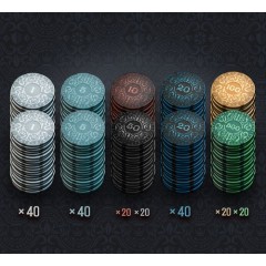 Iron Clays Printed Box Edition (200 Chips) ($90.99) - Tokens