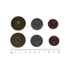 Viticulture: Metal Lira Coins ($29.99) - Tokens