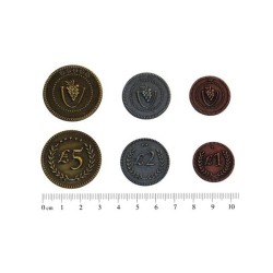 Viticulture: Metal Lira Coins