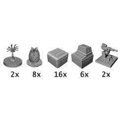 Aliens: Assets and Hazards 3D Gaming Set