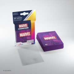 Marvel Champions Marvel Logo PURPLE (50) ($7.99) - Sleeves