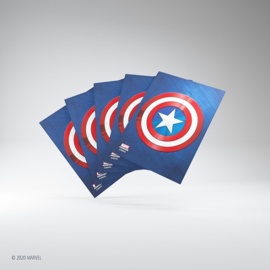 Marvel Champions Marvel Captain America (50) ($7.99) - Sleeves