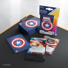 Marvel Champions Marvel Captain America (50) ($7.99) - Sleeves