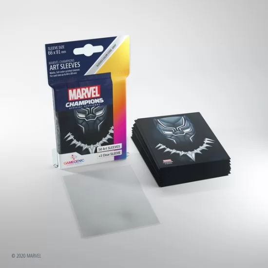 Marvel Champions Marvel Black Panther (50) - Sleeves Marvel Champions Marvel Black Panther (50) ($7.99) - Sleeves