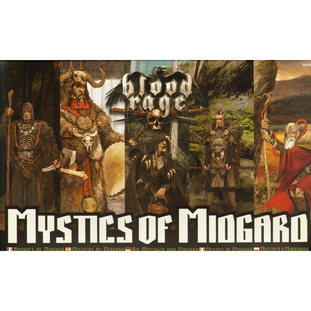 Blood Rage - Espansione Mistici Di Midgard, Gioco Da Tavolo Asmodee, Edizione Multilingua (italiano Incluso), 2-4 Giocatori, 14+ Anni