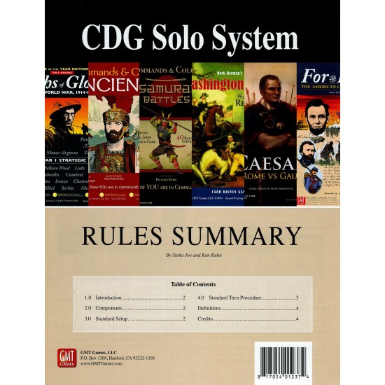 CDG Solo System ($20.99) - Solo