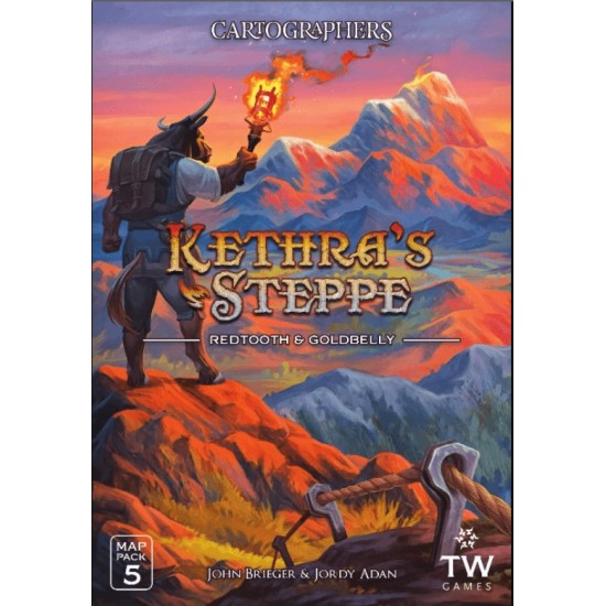 Cartographers Map Pack 5: Kethra s Steppe – Redtooth & Goldbelly ($11.99) - Solo