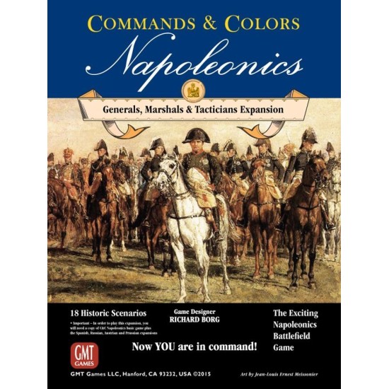 Commands & Colors: Napoleonics Expansion #5 – Generals, Marshals & Tacticians - War Games Commands & Colors: Napoleonics Expansion #5 – Generals, Marshals & Tacticians ($88.99) - War Games