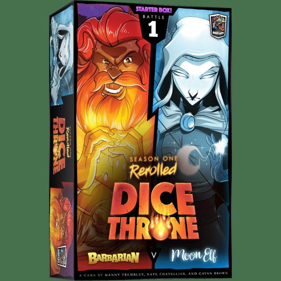 Dice Throne: Season One ReRolled – Barbarian v. Moon Elf ($32.99) - 2 Player