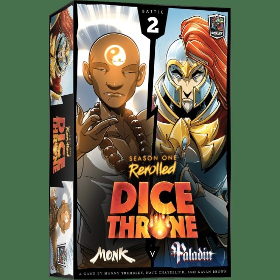 Dice Throne: Season One ReRolled – Monk v. Paladin ($32.99) - 2 Player