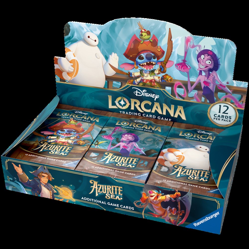 Disney Lorcana Set 6 Azurite Sea Booster Pack Board