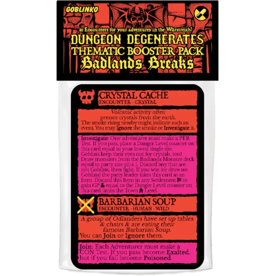 Dungeon Degenerates Badlands Breaks Booster Dungeon Degenerates Badlands Breaks Booster