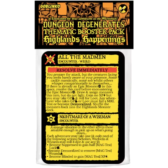Dungeon Degenerates Highlands Happenings Booster Dungeon Degenerates Highlands Happenings Booster